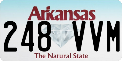 AR license plate 248VVM