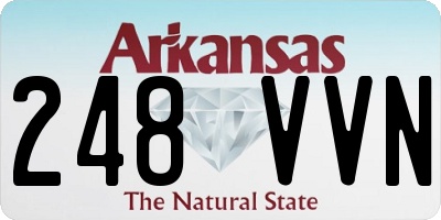 AR license plate 248VVN