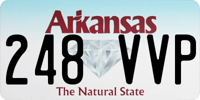 AR license plate 248VVP