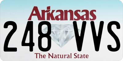 AR license plate 248VVS