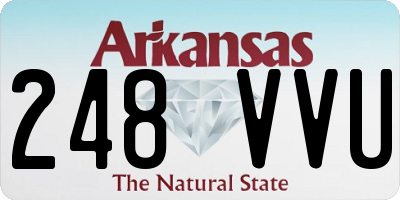 AR license plate 248VVU
