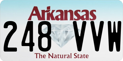 AR license plate 248VVW