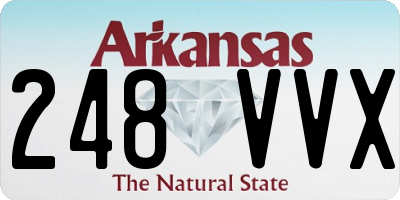 AR license plate 248VVX