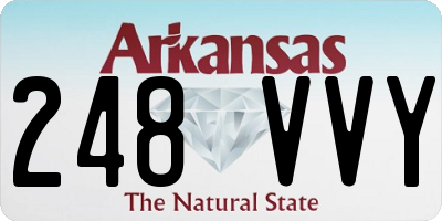 AR license plate 248VVY