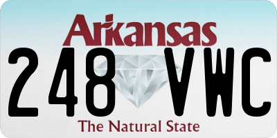 AR license plate 248VWC