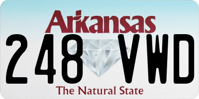 AR license plate 248VWD
