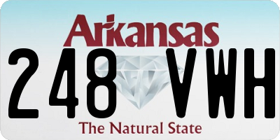 AR license plate 248VWH