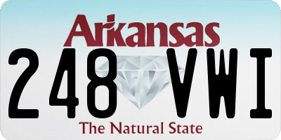 AR license plate 248VWI