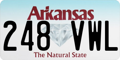 AR license plate 248VWL