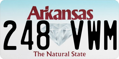 AR license plate 248VWM