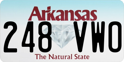 AR license plate 248VWO