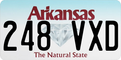 AR license plate 248VXD