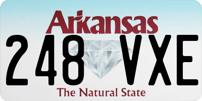 AR license plate 248VXE