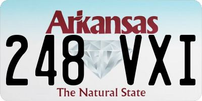 AR license plate 248VXI