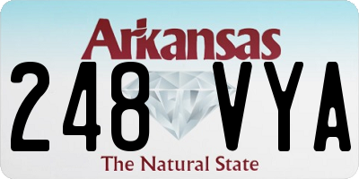 AR license plate 248VYA