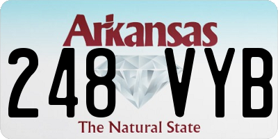 AR license plate 248VYB