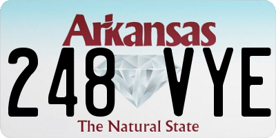 AR license plate 248VYE