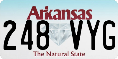 AR license plate 248VYG