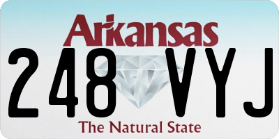 AR license plate 248VYJ