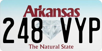 AR license plate 248VYP