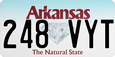 AR license plate 248VYT