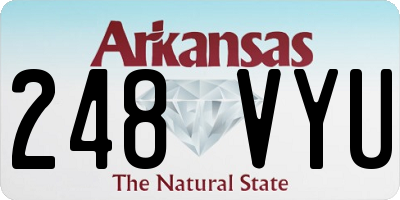 AR license plate 248VYU