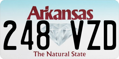 AR license plate 248VZD