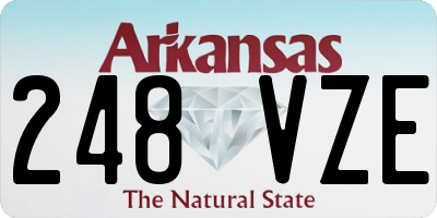 AR license plate 248VZE