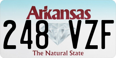 AR license plate 248VZF
