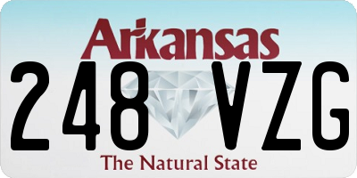 AR license plate 248VZG