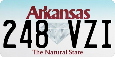 AR license plate 248VZI