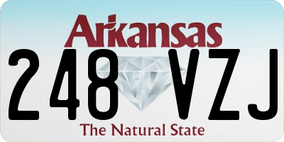 AR license plate 248VZJ