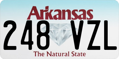 AR license plate 248VZL