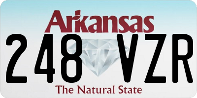 AR license plate 248VZR