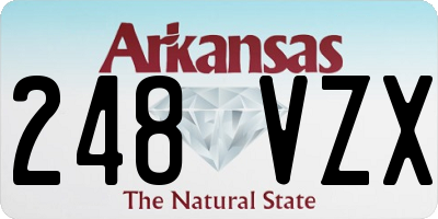 AR license plate 248VZX