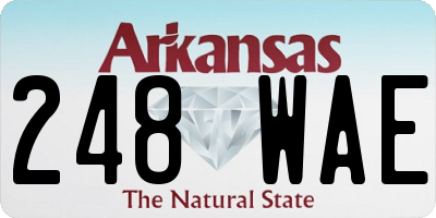 AR license plate 248WAE