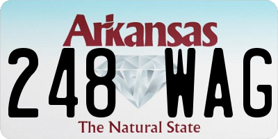 AR license plate 248WAG