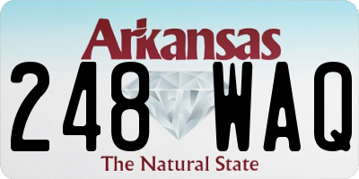 AR license plate 248WAQ