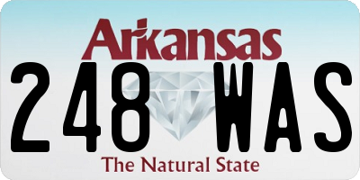 AR license plate 248WAS