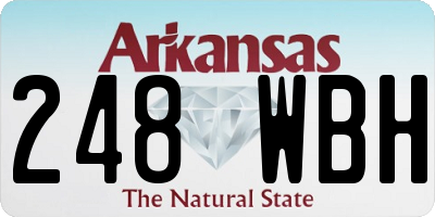 AR license plate 248WBH