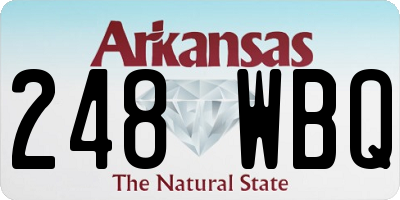 AR license plate 248WBQ
