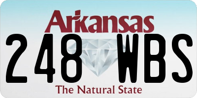 AR license plate 248WBS