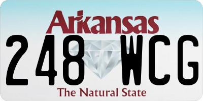 AR license plate 248WCG