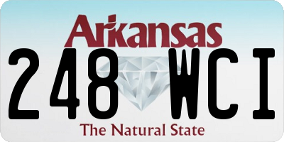 AR license plate 248WCI
