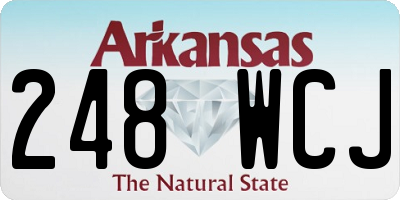 AR license plate 248WCJ