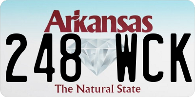 AR license plate 248WCK