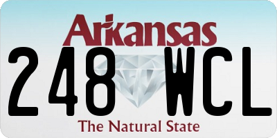 AR license plate 248WCL