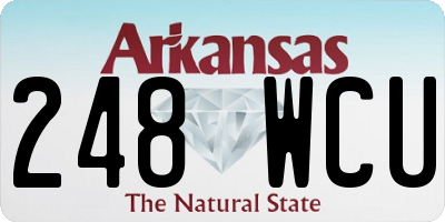 AR license plate 248WCU
