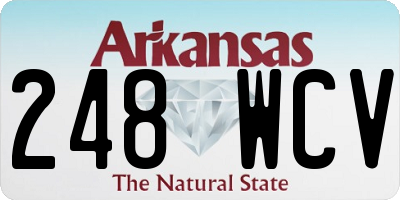 AR license plate 248WCV