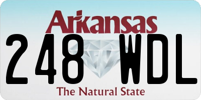 AR license plate 248WDL